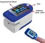 Pulsoksymetr napalcowy PRO-pomiar saturacji tlenem krwi